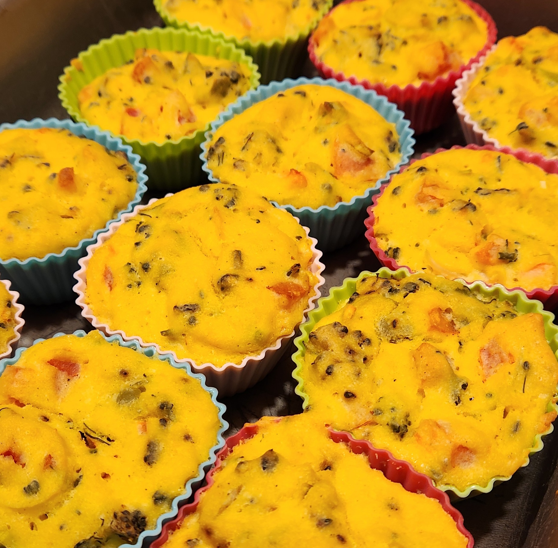 Muffin de tofu (omelete vegano)